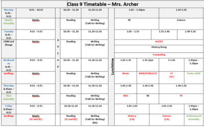 Timetable